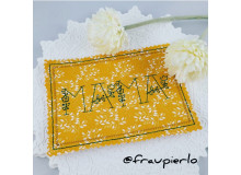 Stickdatei ITH - Postkarte MAMA floral - 3 Varianten